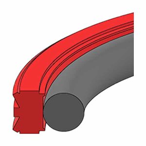 55A Durometer Urethane Nitrile Hydraulic Piston Seal Assembly (MKPD-45X34X4.2-55D) – ID 34.000 mm x OD 45.000 mm x Height 4.200 mm