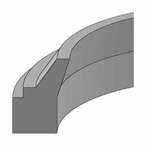 Urethane Snap-In Hydraulic Wiper Ring (MSWS-55X63X4) – ID 55.000 x OD 63.000 x Height 4.000