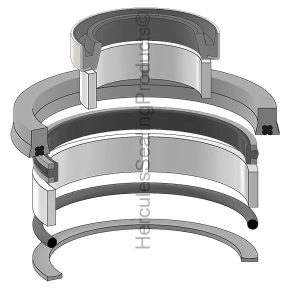 Hydraulic Seal Kit, Rod 1.125 x Bore 1.875, Models L150, LS140, LS150 (NH-86570916)