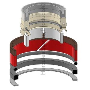 Hydraulic Seal Kit, Rod 2.500 x Bore 4.750, Models B95B - TIER 3 (2008) (NH-87654844)