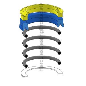 Hydraulic Seal Kit, Rod 40.000 (NN-58699-L6011)