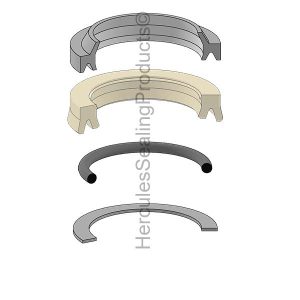 Telescopic, Hydraulic Rod Seal Kit - Rod 1.750" (ORT-RS003540040)