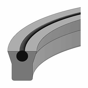 0.875x1.125x0.187, 850 Polyurethane, Hydraulic U-Seal (P125-00.875-187B)