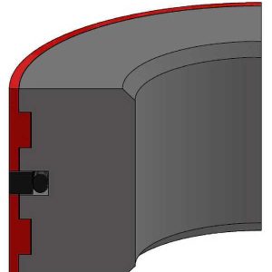 2.250x1.000, PA Unitized Piston Assemblies (PA-2.25X1.00X1.00)