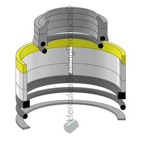 2 X 4.500 Hydraulic Seal Kit (PH-1100P357F2)