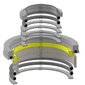 4.250 X 5.250 Hydraulic Seal Kit (PH-1100P362F2)