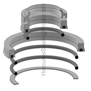 4 X 6 Hydraulic Seal Kit (PH-1100P366-2)
