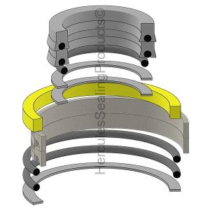 7 X 10.500 Hydraulic Seal Kit (PH-1100P386F6)