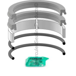 2AN Series, Hydraulic Piston Seal Kit, Bore 8.000" (PKH-PK8002AN01)