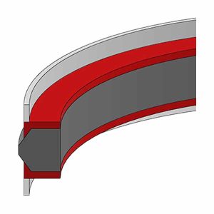 3.250x4.000x0.780/1.280, PSA Hydraulic Piston Seal Assemblies (PSA-83-4000W)