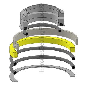 Hydraulic Seal Kit, Rod 1.500 x Bore 4.000 (RE-7040H022)