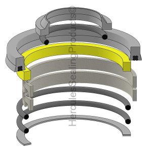 Hydraulic Seal Kit, Rod 1.500 x Bore 2.500 (RE-7040H026)