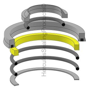Hydraulic Seal Kit, Rod 1.500 x Bore 2.000 (RE-7040H026NPR)