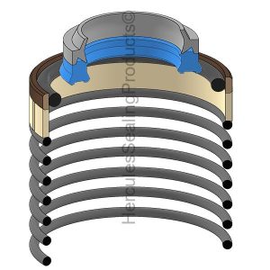 Rexroth Hydraulic Cylinder Seal Kit – 18 mm Rod × 25 mm Bore – RRTH-R961008001