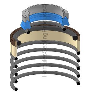 Rexroth Hydraulic Cylinder Seal Kit – 14 mm Rod × 32 mm Bore – RRTH-R961008002