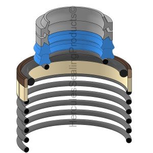 Rexroth Hydraulic Cylinder Seal Kit – 14 mm Rod × 32 mm Bore – RRTH-R961008080