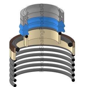 Rexroth Hydraulic Cylinder Seal Kit – 22 mm Rod × 32 mm Bore – RRTH-R961008081