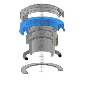 CGT1 Series, Hydraulic Rod Gland Kit, Rod 0.625" (RRTH-R978006773)
