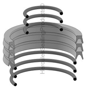 A Series, Pneumatic Seal Kit, Rod 0.625 x Bore 1.500 (RYL-KA1506)