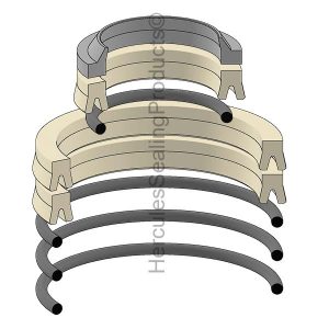 H Series, Hydraulic Seal Kit, Rod 2.000 x Bore 3.250 (RYL-KH3220)