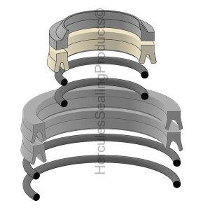 H Series, Hydraulic Seal Kit, Rod 2.500 x Bore 6.000 (RYL-KH6025)