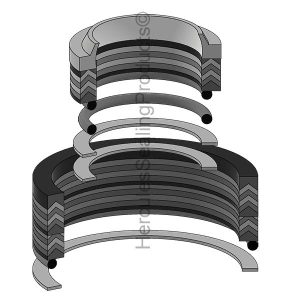 Hydraulic Seal Kit, Rod 140.000 x Bore 250.000, Models TORO 1250 (SDK-04001773)