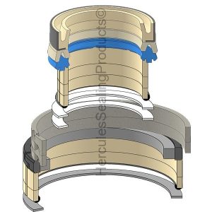 Hydraulic Seal Kit, Rod 110.000 x Bore 200.000, Models LH307 (SDK-56016048)