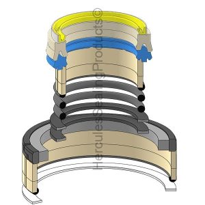 Hydraulic Seal Kit, Rod 90.000 x Bore 140.000, Models LH307 (SDK-56016093)