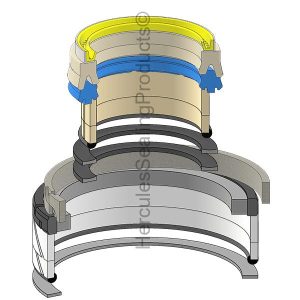 Hydraulic Seal Kit, Rod 90.000 x Bore 180.000, Models LH203 (SDK-56019157)