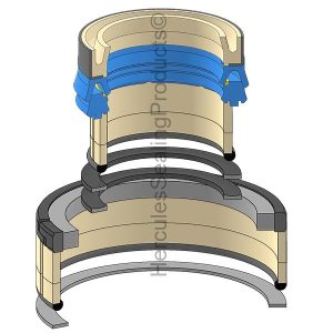 Hydraulic Seal Kit, Rod 70.000 x Bore 140.000, Models LH203 (SDK-56019158)
