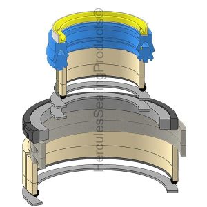 Hydraulic Seal Kit, Rod 90.000 x Bore 160.000, Models LH410 (SDK-56019416)