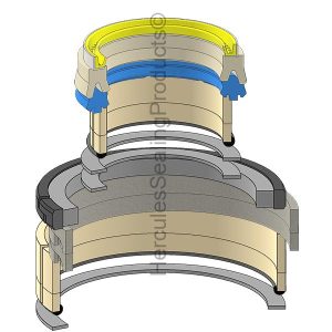 Hydraulic Seal Kit, Rod 90.000 x Bore 160.000 (SDK-56019710)