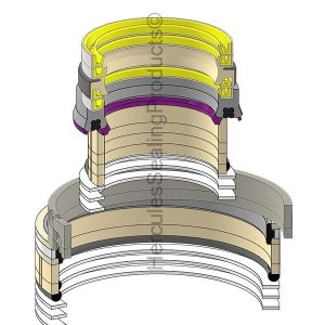 Hydraulic Seal Kit, Rod 140.000 x Bore 200.000 (SENN-66036)
