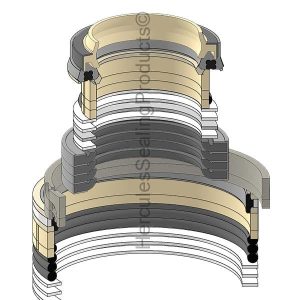 Hydraulic Seal Kit, Rod 110.000 x Bore 150.000 (SENN-81263)