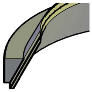 660 Bronze 70A Durometer Nitrile Hydraulic Rod Wiper Ring (SG-0.625) – ID 0.625" x OD 0.875" x Height 0.125"