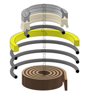 HH Series, Hydraulic Seal Kit, Rod 1.375" x Bore 3.250" (SHF-761-01-0325-0137)