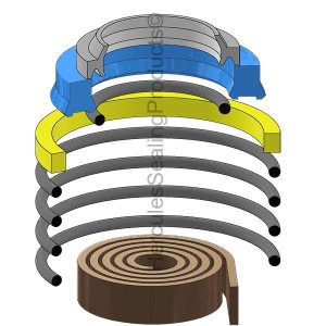 HH Series, Hydraulic Seal Kit, Rod 0.625" x Bore 1.500" (SHF-761-21-0150-0062)