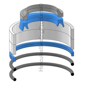 3.500x4.000, Hydraulic Seal Kit (SKY-121097)