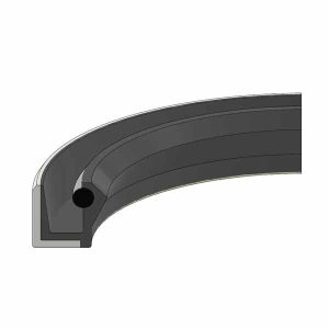 Rubber Hydraulic Oil Seal (OS-0.43X0.87X0.25SM) – ID 0.438" x OD 0.875" x Height 0.250"