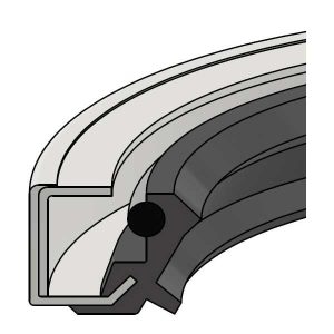 2.500x3.350x0.375-TA-H, Hydraulic Oil Seals (OS-2.50X3.35X0.37TA-H)