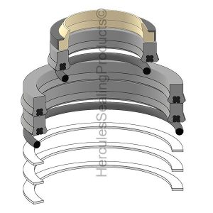 Hydraulic Seal Kit, Rod 45.000 x Bore 80.000, Models TB036 (TAK-19000-05099)