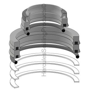 Hydraulic Seal Kit, Rod 40.000 x Bore 70.000, Models TB036 (TAK-19000-05199)