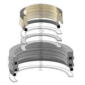Hydraulic Seal Kit, Rod 60.000 x Bore 100.000, Models TB068 (TAK-19000-16499)