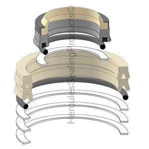 Hydraulic Seal Kit, Rod 65.000 x Bore 105.000, Models TB068 (TAK-19000-19699)