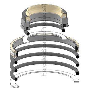 Hydraulic Seal Kit, Rod 40.000 x Bore 75.000, Models TB025 (TAK-19000-43899)