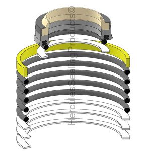 Hydraulic Seal Kit, Rod 40.000 x Bore 70.000, Models TB035 (TAK-19000-52099)