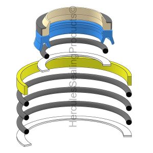 Hydraulic Seal Kit, Rod 35.000 x Bore 60.000, Models TB015 (TAK-19000-53399)