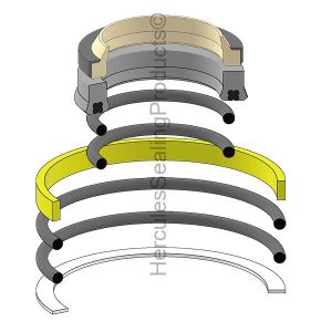 Hydraulic Seal Kit, Rod 45.000 x Bore 80.000, Models TB035 (TAK-19000-54999)
