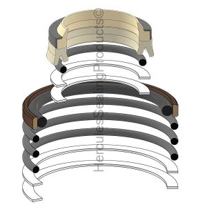Hydraulic Seal Kit, Rod 30.000 x Bore 55.000, Models TB015 (TAK-19000-61299)