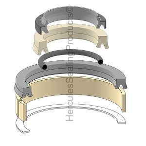 TCM Hydraulic Cylinder Seal Kit – 50 mm Rod × 60 mm Bore – TCM-214T0-89811